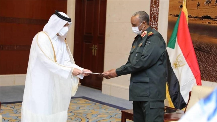 السودان.. البرهان يتسلم رسالة خطية من أمير قطر